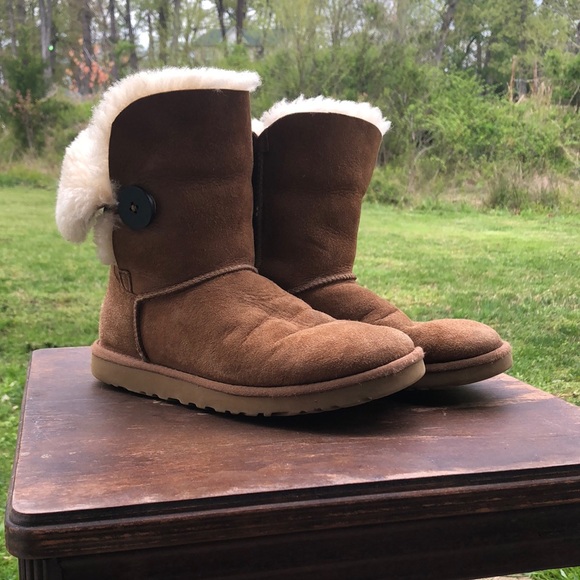UGG Shoes - UGG® Bailey Button II Suede Water-Repellent Boots